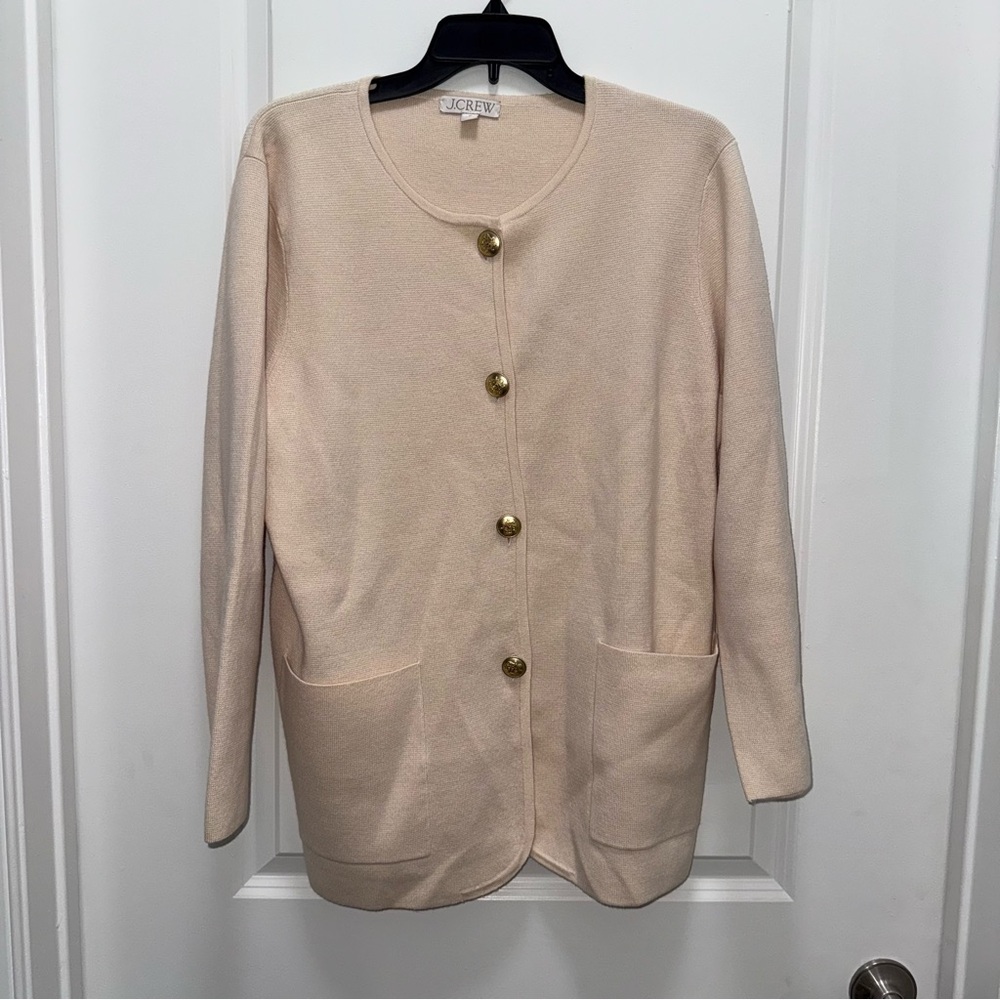 J.Crew Wool Blend Cardigan Sweater